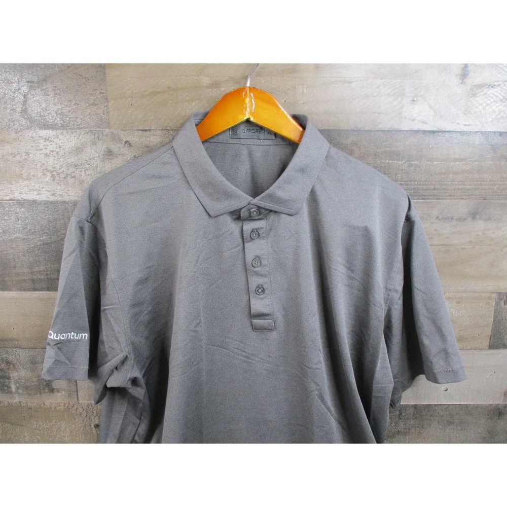 G/FORE Polo Shirt Mens XL Gray Performance Golf Essential Pique Stretch